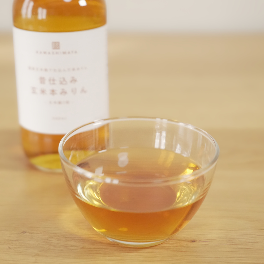 Kawashimaya Brown Rice Koji Hon Mirin 500ml - Japanese Traditional Sweet Rice Wine Seasoning, Made in Japan