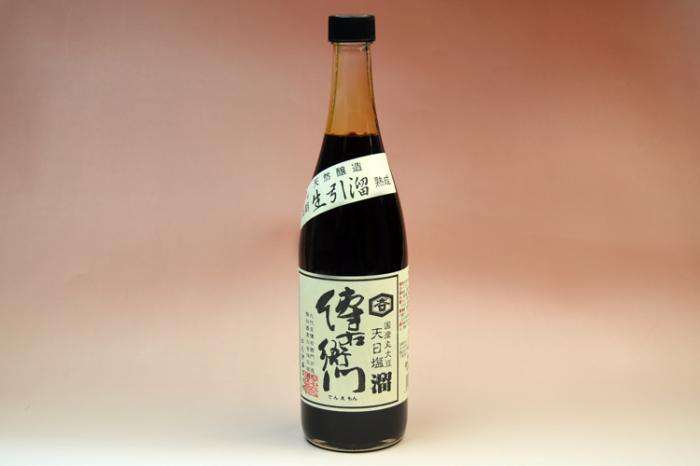 傳右衛門たまり三年熟成 生引溜醤油- 720ml x12本セット